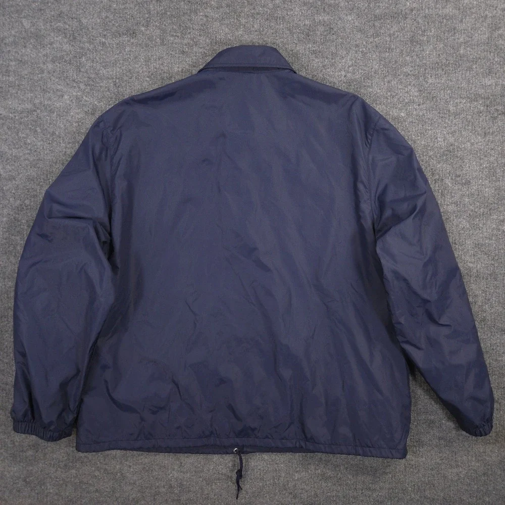 Vintage LL Bean Coaches Jacket Mens XXL Navy Blue Chamois Lined Made‎ In USA NEW